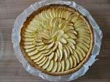 Tarte aux pommes vanillée