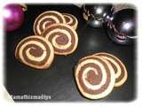 Biscuits escargot chocolat-vanille