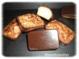 Financier gourmands aux amandes éffilées et à la coque au chocolat