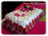 Fraisier chantilly-mascarpone rapide et facile