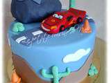 Gâteau d'anniversaire Cars