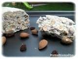 Saucisson de nougat amandes et raisins secs