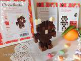 Chocochou, le bonhomme gourmand en bricks de chocolat