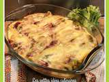 Clafoutis de brocoli, bacon & Reblochon