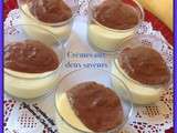 Crème aux deux saveurs