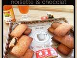 Financiers noisette & chocolat