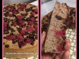 Gâteau fruité sans sucre ni beurre