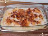 Gratin de chou-fleur et lardons à la béchamel