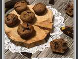 Muffins banane choco