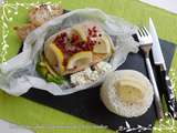 Papillote de haddock & avocat