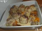 Paupiettes de porc aux fruits secs