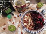 Porridge noisette et fruits rouges