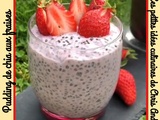 Pudding de chia aux fraises