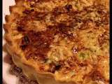 Quiche poireaux et noix de Saint-Jacques