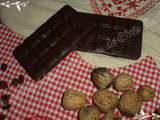 Tablette de chocolat automnale