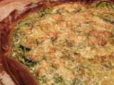 Tarte aux 2 courgettes sur lit de beurre d'escargot