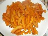 Frites de Butternut au four