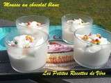 Mousse au chocolat blanc