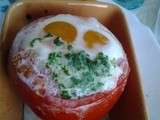 Oeuf en cocotte de tomate