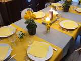 Table jaune #déco