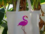 Tote bag Camaïeu customisé #octobrerose