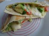 Wrap toasté avocat-saumon #world healthy food