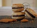 Macarons : Coque Spéculoos & Ganache Chocolat