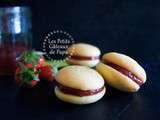 Whoopies : Fraise & Rhubarbe