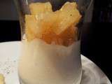 Ananas confit miel, vanille et mascarpone