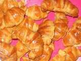 Croissants à la  mousse de canard