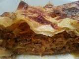 Lasagnes boeuf et légumes