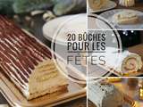 20 bûches pour les fêtes