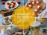 30 recettes pour un apéro léger