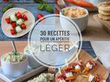 30 recettes pour un apéro léger