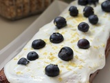 Cake citron myrtilles