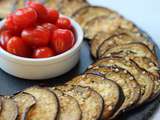 Chips d'aubergine au parmesan