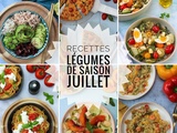 Compil recettes de saison juillet