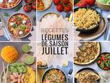 Compil recettes de saison juillet