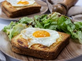 Croque madame tout leger