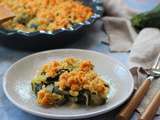 Crumble courgettes feta