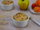 Crumble leger abricot pomme