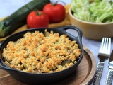 Crumble légumes du soleil avec ou sans cookeo