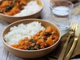 Curry de butternut pois chiches