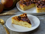 Gateau au fromage blanc et pommes