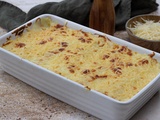 Gratin de poireaux au jambon