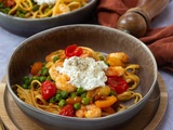 Linguine crevettes chorizo