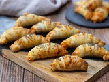 Mini croissants pesto rosso chevre