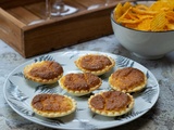 Mini tartelettes echalotes caramelisees philadelphia