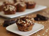 Muffins avoine chocolat