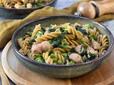 One pot pasta epinards petits pois